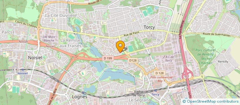 localisation de l'entreprise MADAME AMANDINE AUBIN  TORCY