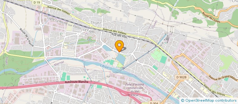 localisation de l'entreprise MADAME AMANDINE AUDOUARD  THYEZ