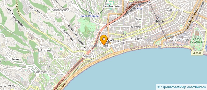 localisation de l'entreprise MADAME AMANDINE AUDURIEAU à NICE