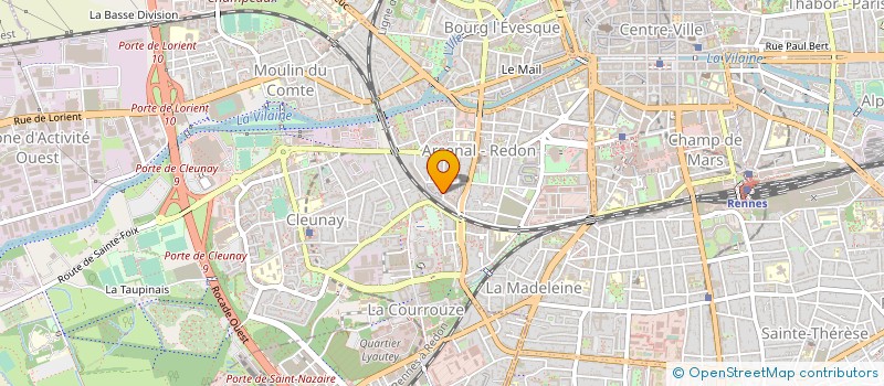 localisation de l'entreprise MADAME AMANDINE AURELIA ETENNE  RENNES