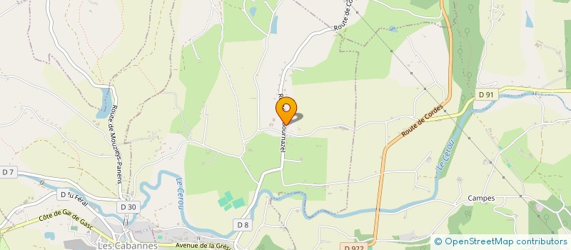 localisation de l'entreprise MADAME AMANDINE BACHAUD  CORDES-SUR-CIEL