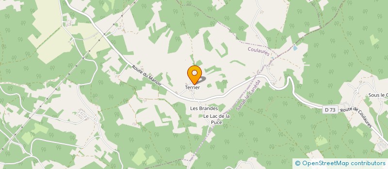 localisation de l'entreprise MADAME AMANDINE BACHELET  COULAURES