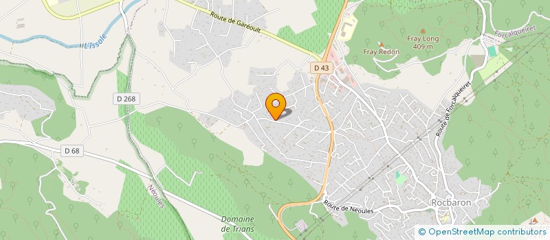 localisation de l'entreprise MADAME AMANDINE BADIQUE  ROCBARON