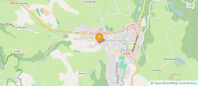 localisation de l'entreprise MADAME AMANDINE BAFOIL à RIOM-ES-MONTAGNES