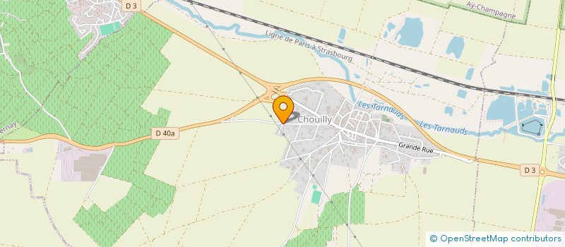 localisation de l'entreprise MADAME AMANDINE BAGNOST  CHOUILLY