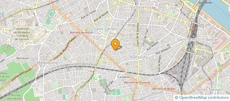 localisation de l'entreprise MADAME AMANDINE BAILLET  BORDEAUX