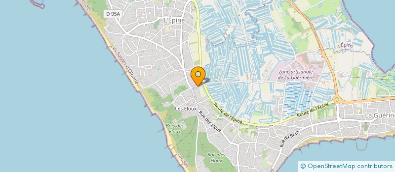 localisation de l'entreprise MADAME AMANDINE BAIZEAU  L'EPINE