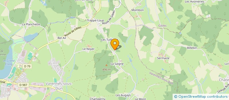 localisation de l'entreprise MADAME AMANDINE BAJARD  GIBLES