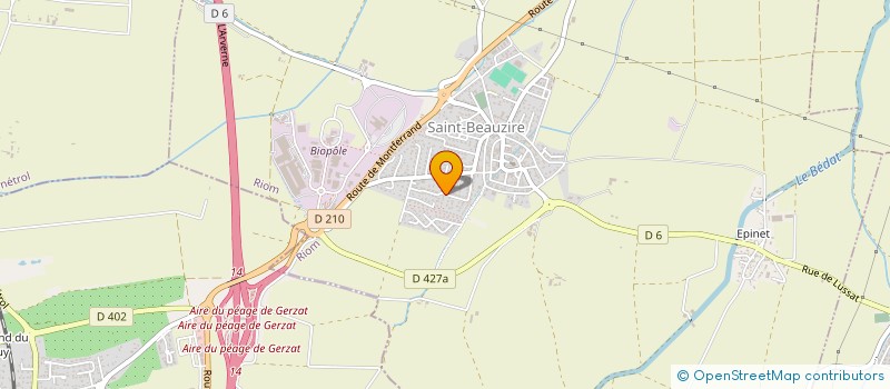 localisation de l'entreprise MADAME AMANDINE BALA à SAINT-BEAUZIRE