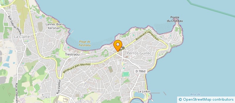 localisation de l'entreprise MADAME AMANDINE BALLER  PERROS-GUIREC