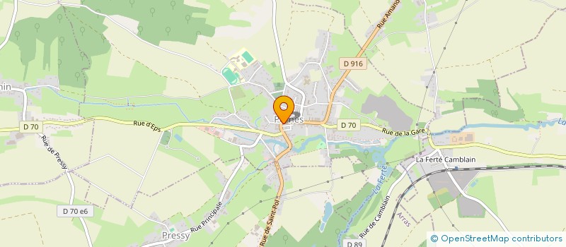 localisation de l'entreprise MADAME AMANDINE BAQUET  PERNES