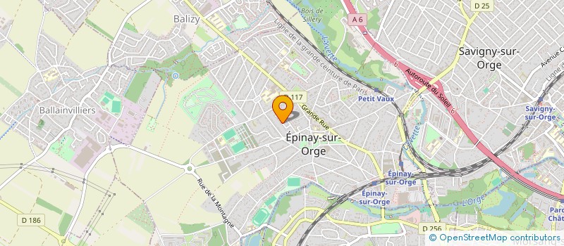 localisation de l'entreprise MADAME AMANDINE BARCELO  EPINAY-SUR-ORGE