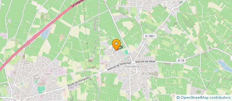 localisation de l'entreprise MADAME AMANDINE BARON  POMEROLS