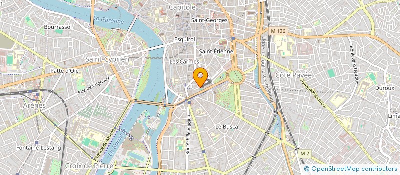 localisation de l'entreprise MADAME AMANDINE BARRAUD  TOULOUSE