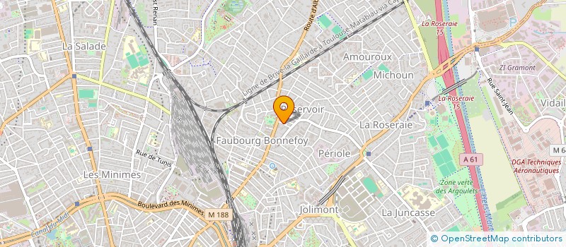 localisation de l'entreprise MADAME AMANDINE BASSOT  TOULOUSE