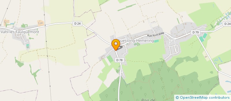 localisation de l'entreprise MADAME AMANDINE BATTISTON  GUESSLING-HEMERING