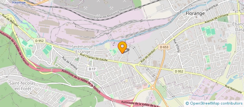localisation de l'entreprise MADAME AMANDINE BAUDOT à SEREMANGE-ERZANGE