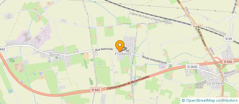 localisation de l'entreprise MADAME AMANDINE BAUDRY à PRADELLES