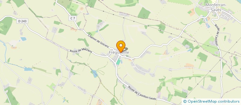 localisation de l'entreprise MADAME AMANDINE BAYONNE  FREGOUVILLE