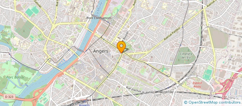 localisation de l'entreprise MADAME AMANDINE BAYOT à ANGERS