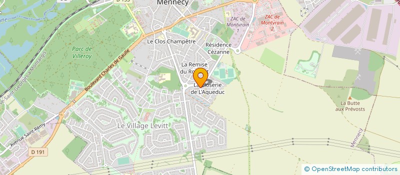 localisation de l'entreprise MADAME AMANDINE BAYRAM à MENNECY