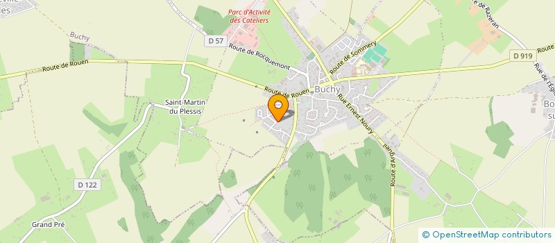 localisation de l'entreprise MADAME AMANDINE BEAUDOIN  BUCHY