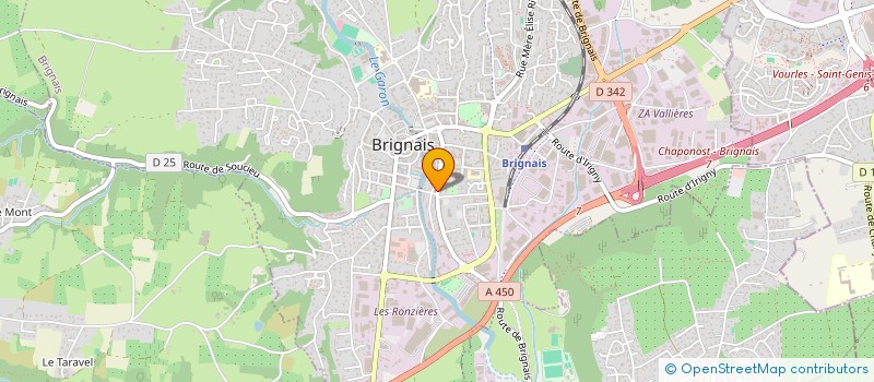 localisation de l'entreprise MADAME AMANDINE BEAULAIGUE  BRIGNAIS