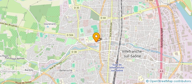 localisation de l'entreprise MADAME AMANDINE BEAUMEL  VILLEFRANCHE-SUR-SAONE