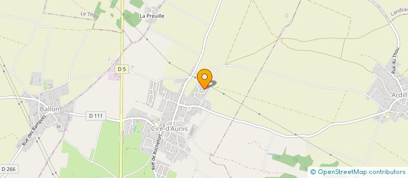 localisation de l'entreprise MADAME AMANDINE BEAUVERGER  CIRE-D'AUNIS