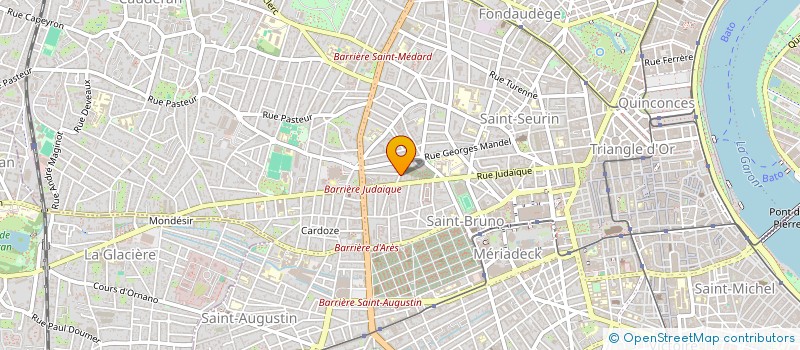 localisation de l'entreprise MADAME AMANDINE BEGUIN à BORDEAUX