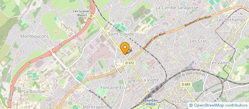 localisation de l'entreprise MADAME AMANDINE BELBACHIR  POUILLEY-LES-VIGNES