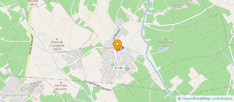 localisation de l'entreprise MADAME AMANDINE BELGODERE  ABEILHAN