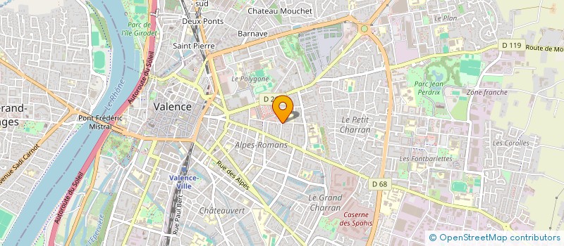 localisation de l'entreprise MADAME AMANDINE BELLON  VALENCE