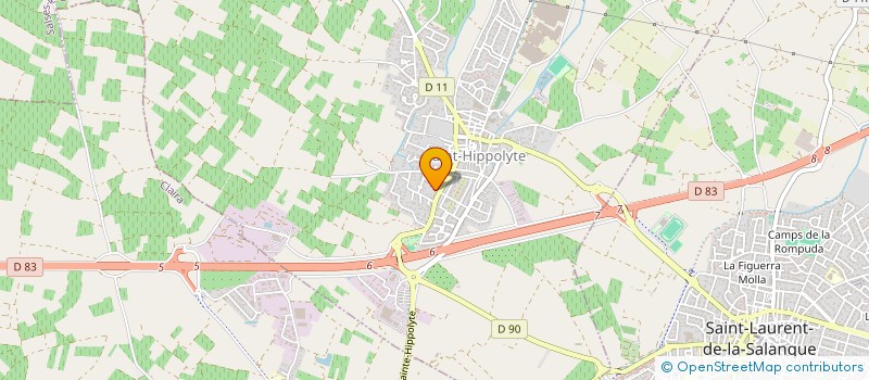 localisation de l'entreprise MADAME AMANDINE BELOUIS  SAINT-HIPPOLYTE