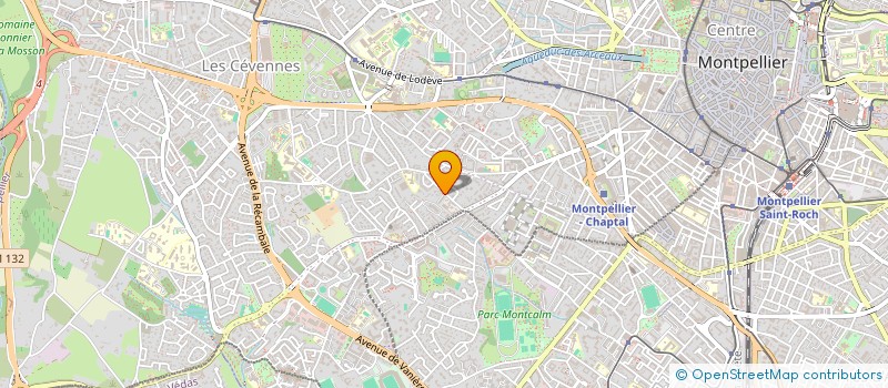 localisation de l'entreprise MADAME AMANDINE BERGER à MONTPELLIER