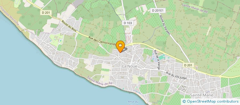 localisation de l'entreprise MADAME AMANDINE BERNARD  SAINTE-MARIE-DE-RE