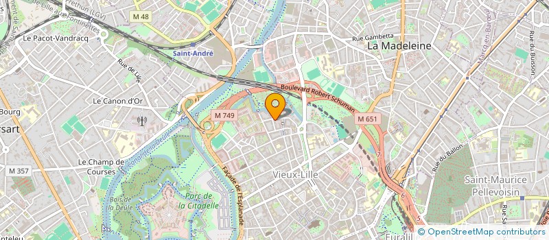localisation de l'entreprise MADAME AMANDINE BERNARD à LILLE