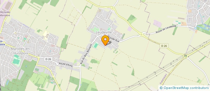 localisation de l'entreprise MADAME AMANDINE BERNARDINI  LEUDEVILLE