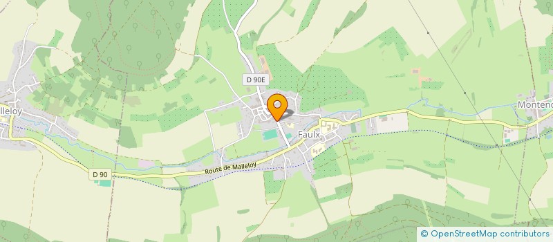 localisation de l'entreprise MADAME AMANDINE BERTHAULT  FAULX