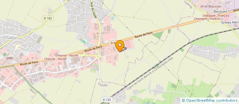 localisation de l'entreprise MADAME AMANDINE BERTHON  CHAURAY