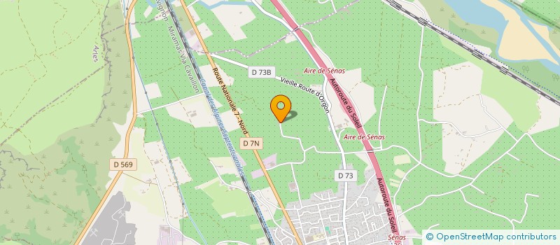 localisation de l'entreprise MADAME AMANDINE BERTHON  SENAS