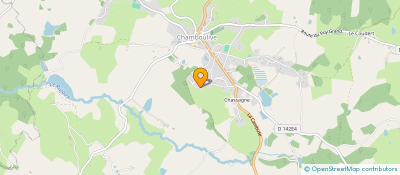 localisation de l'entreprise MADAME AMANDINE BERTOIA  CHAMBOULIVE