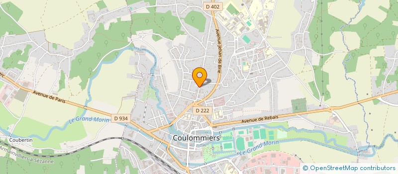 localisation de l'entreprise MADAME AMANDINE BERTONAZZI à COULOMMIERS