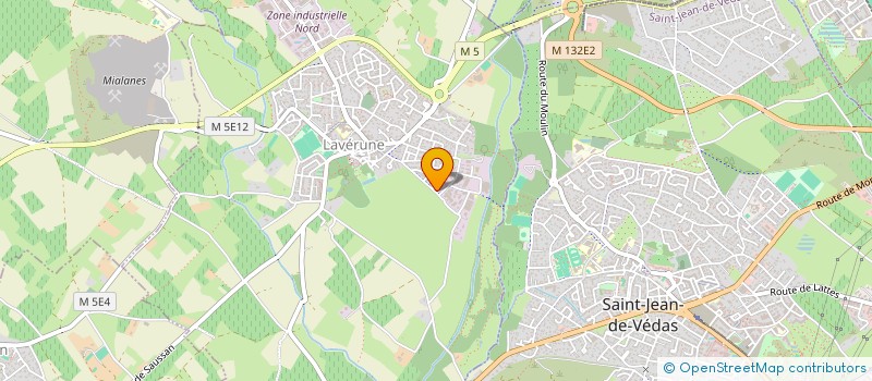 localisation de l'entreprise MADAME AMANDINE BERTRAND  LAVERUNE