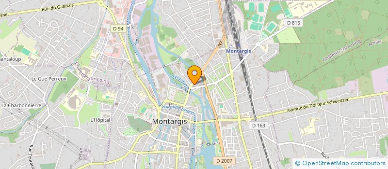 localisation de l'entreprise MADAME AMANDINE BIDEAU à MONTARGIS