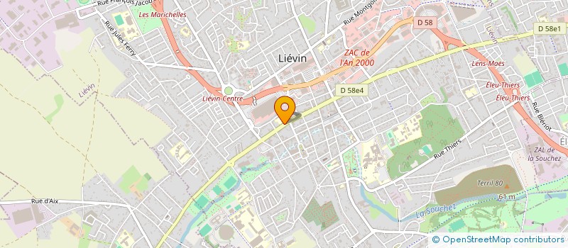 localisation de l'entreprise MADAME AMANDINE BILCKE  SOUCHEZ