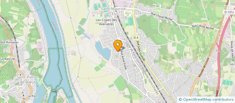 localisation de l'entreprise MADAME AMANDINE BIZE à SAINT-MAURICE-L'EXIL