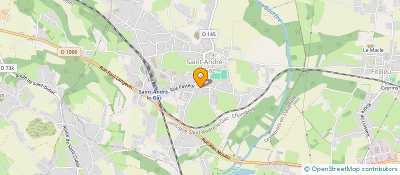 localisation de l'entreprise MADAME AMANDINE BLAIS  LES ABRETS-EN-DAUPHINE