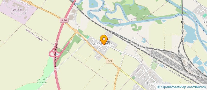 localisation de l'entreprise MADAME AMANDINE BLANCHARD  SAINT-GIBRIEN