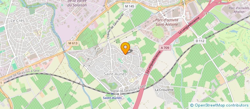 localisation de l'entreprise MADAME AMANDINE BLASCO  SAINT-AUNES